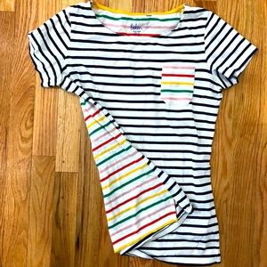 NWOT Unique Boden Striped Short Sleeve Breton Tee